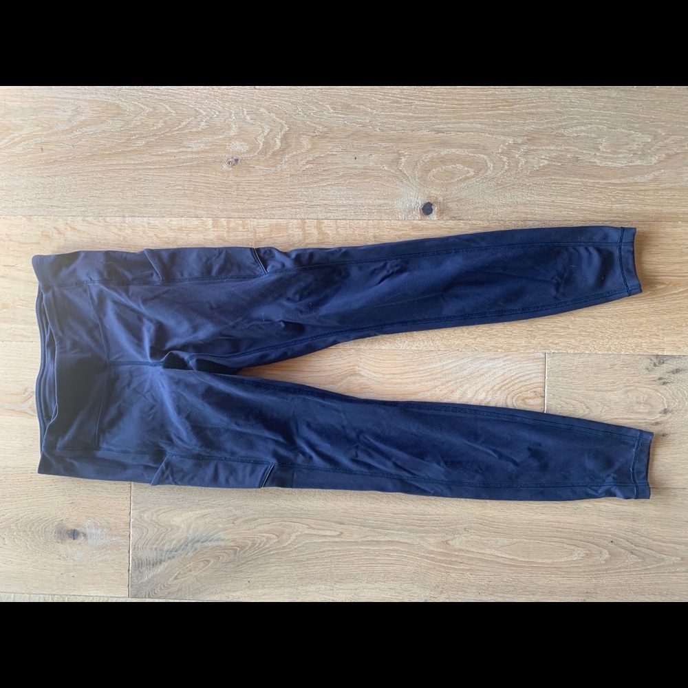 Lululemon fast and free legging size 4 navy